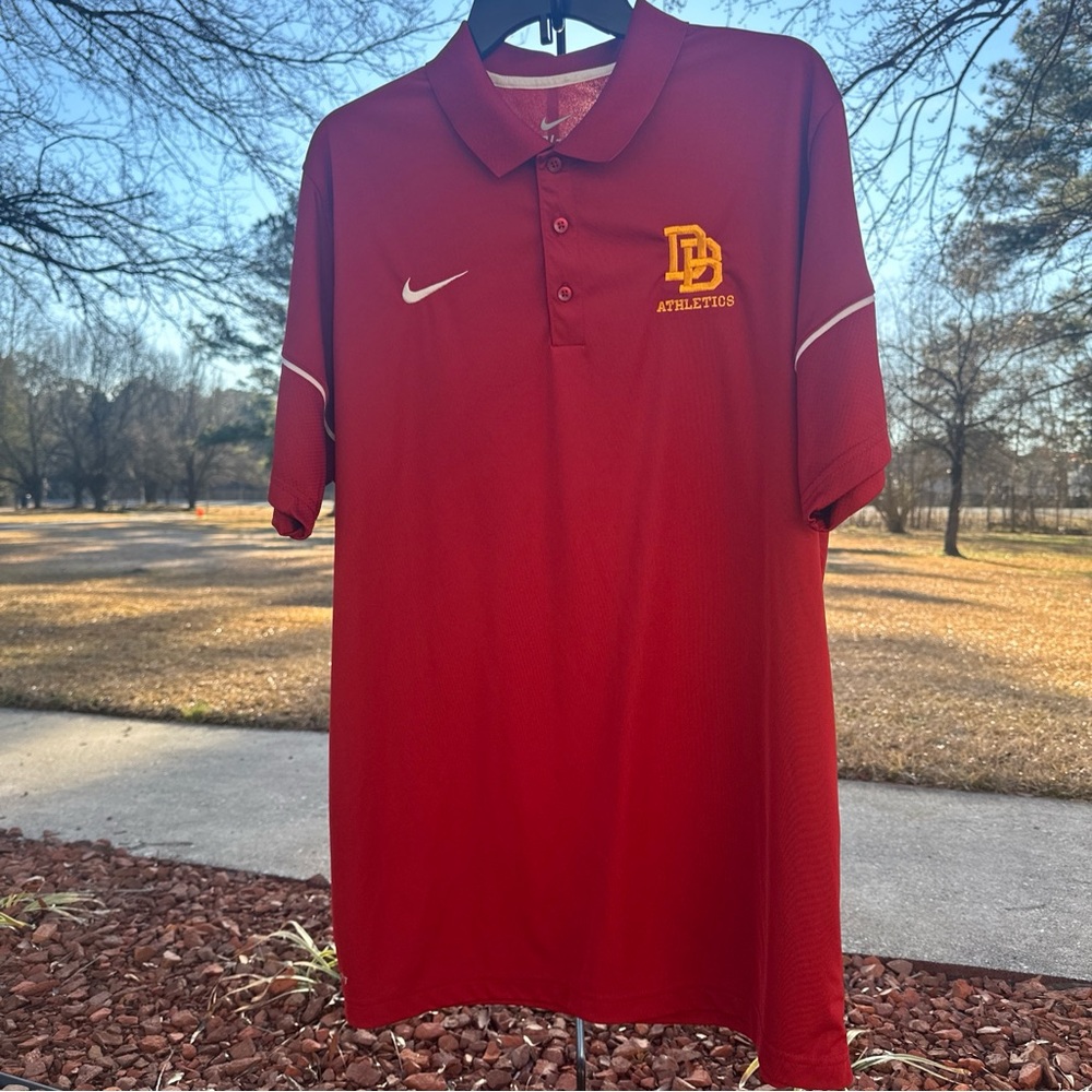 Nike Dri-Fit DD Athletics sportwear Shurt Red/Orange shade Men’s XL Activewear
